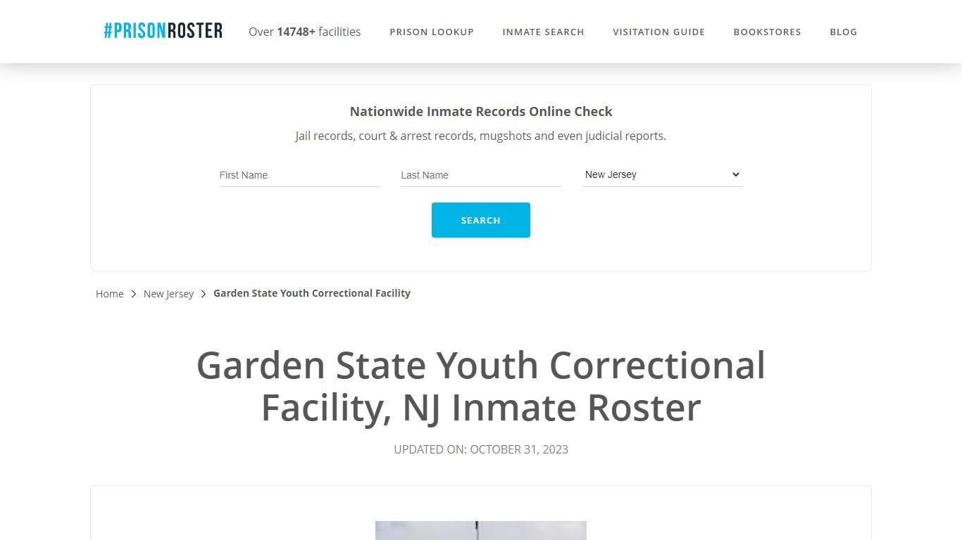 Garden State Youth Correctional Facility, NJ Inmate Roster - Prisonroster